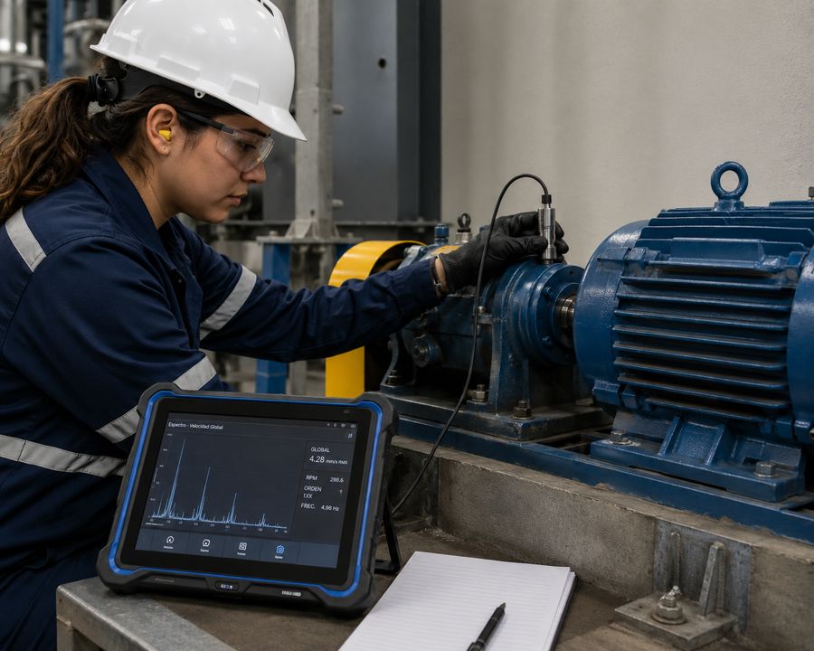 Análisis de vibraciones en equipos de baja resolución